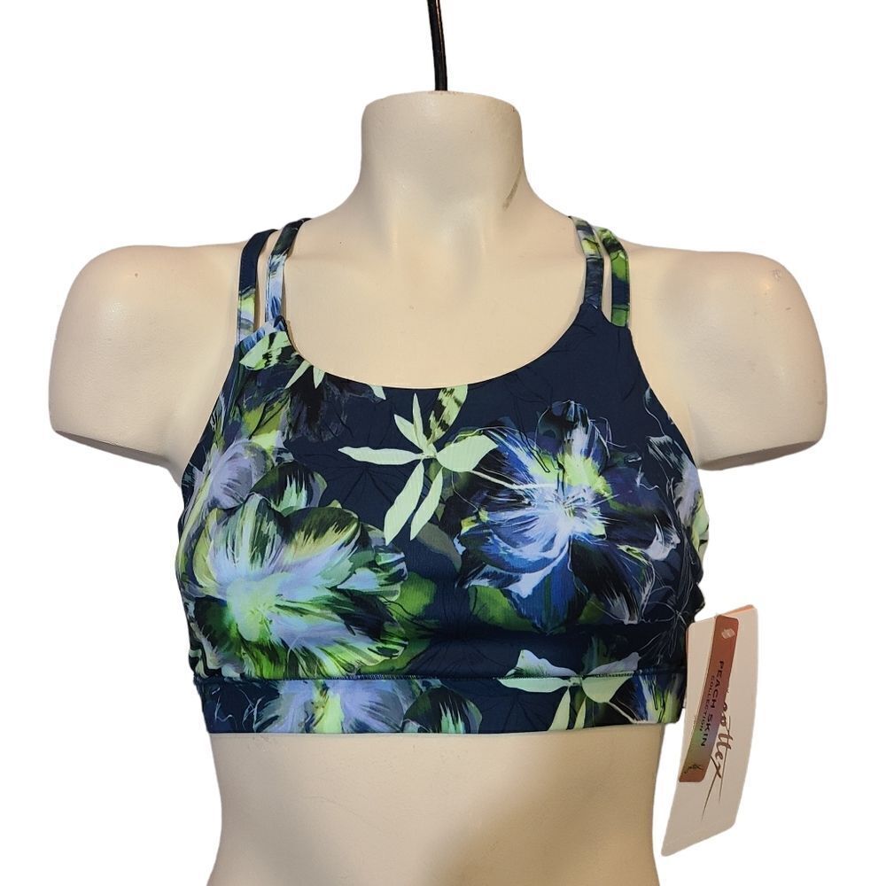 Gottex Peach Skin Floral Sports Bra Size XS‎
